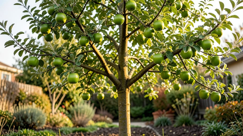 Green Apple Tree (Malus domestica)