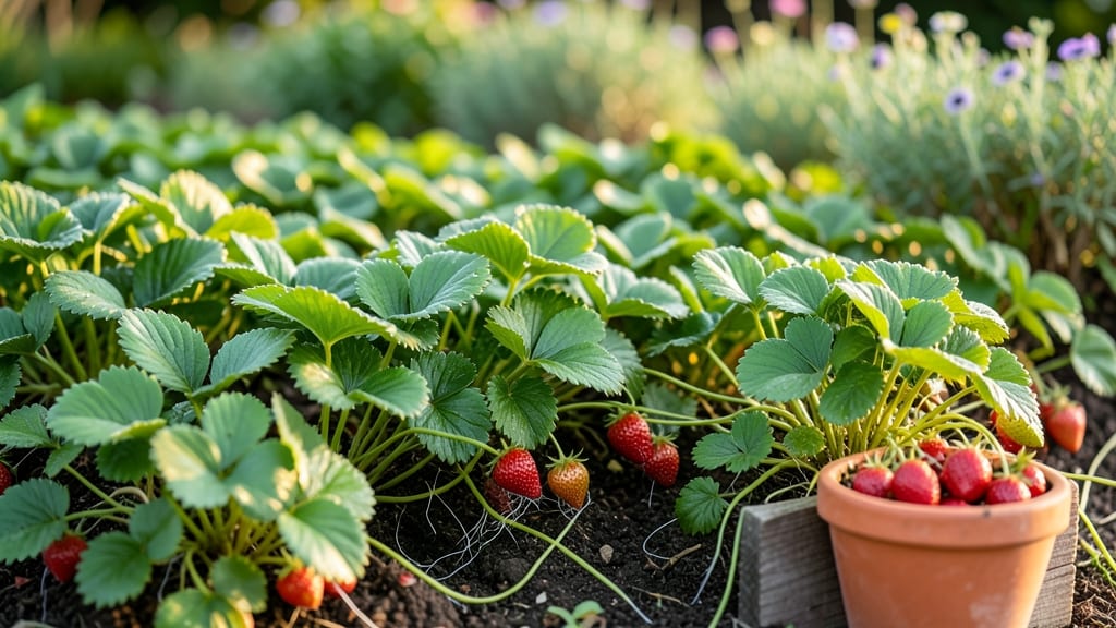 Strawberries That Spread Naturally