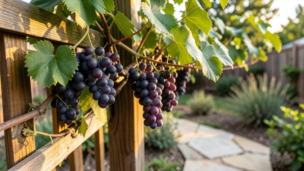 Dwarf Muscadine Grapevine for Small Spaces