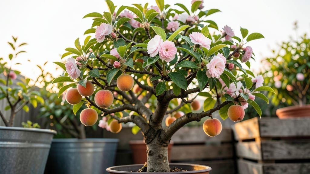 Dwarf Peach Tree