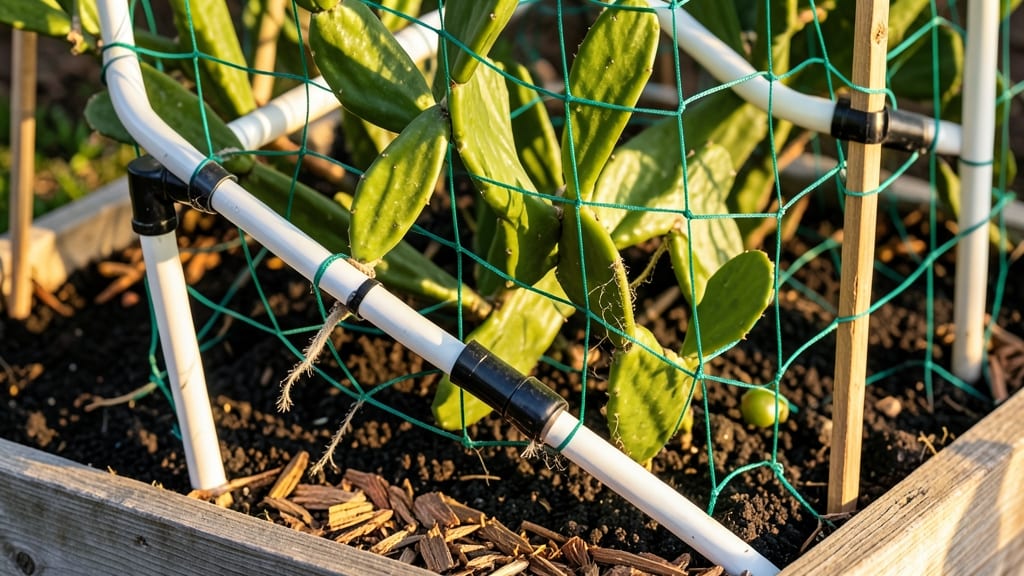 PVC Dragon Fruit Trellis: Sturdy Support for Heavy Vines and Year-Round Harvests