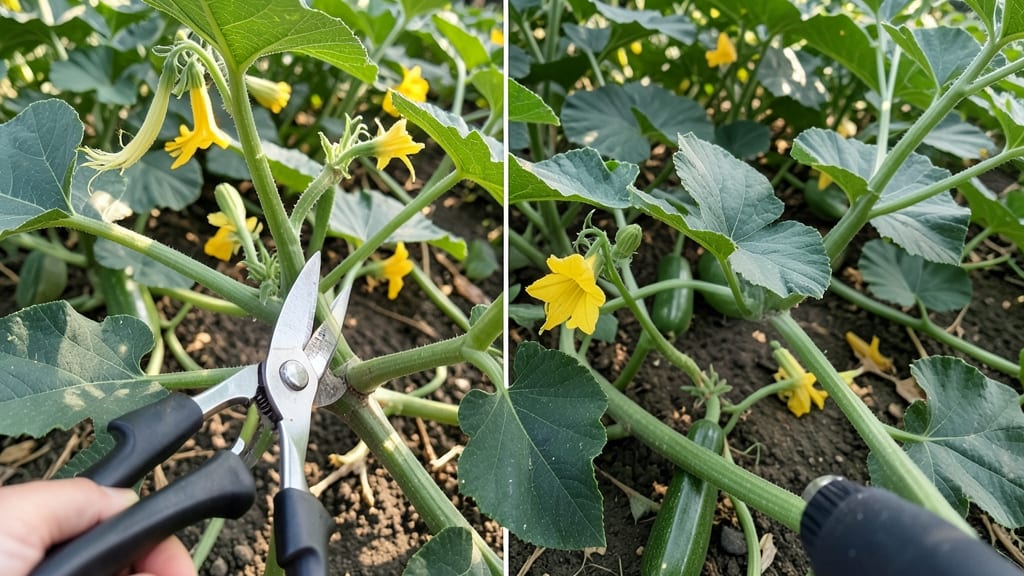 Why Cutting Squash Shoots Increases Fruit Yield: Plant Energy Redirect Explained