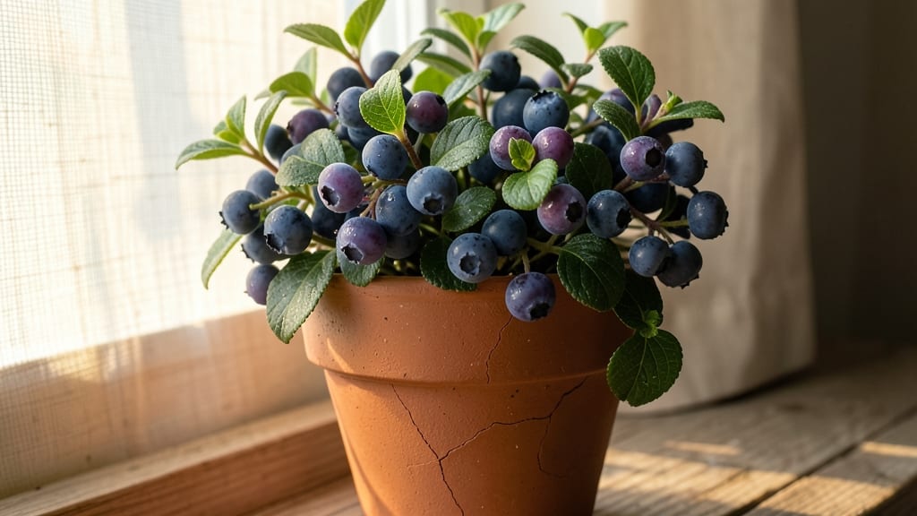 Dwarf Blueberries 'Top Hat'