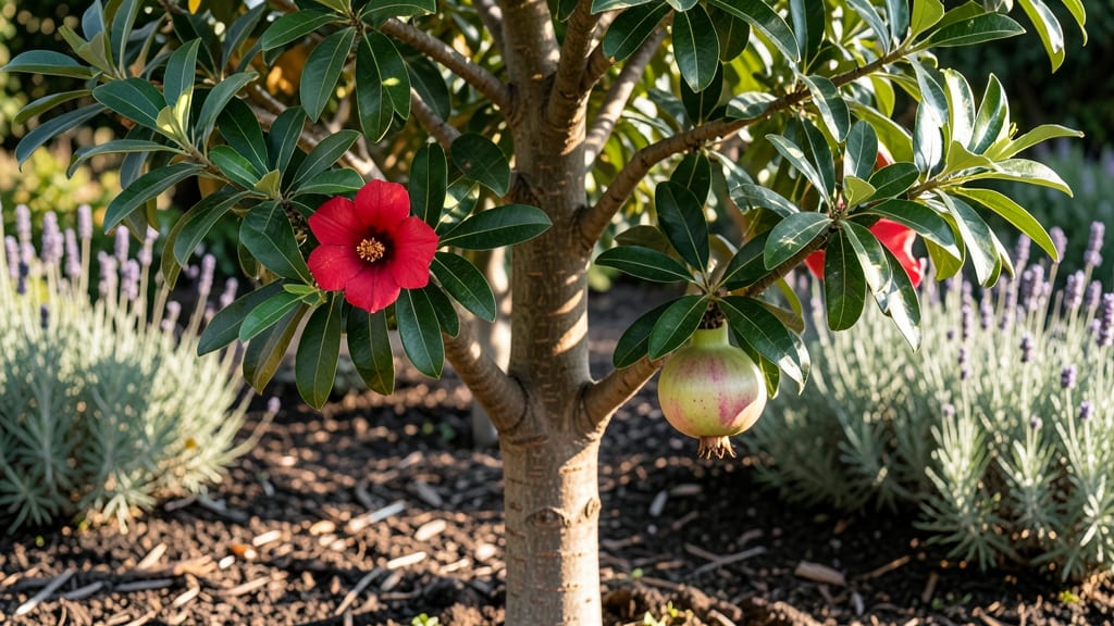 Stage Pomegranate Flower to Fruit: Bloom to Harvest in 6 Months