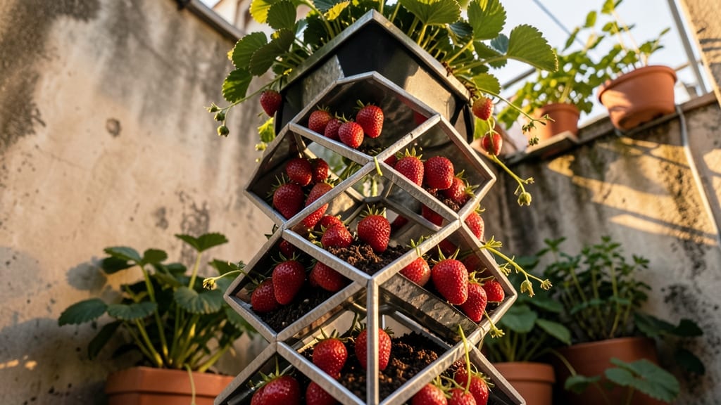 Strawberry Tower Vertical Planter
