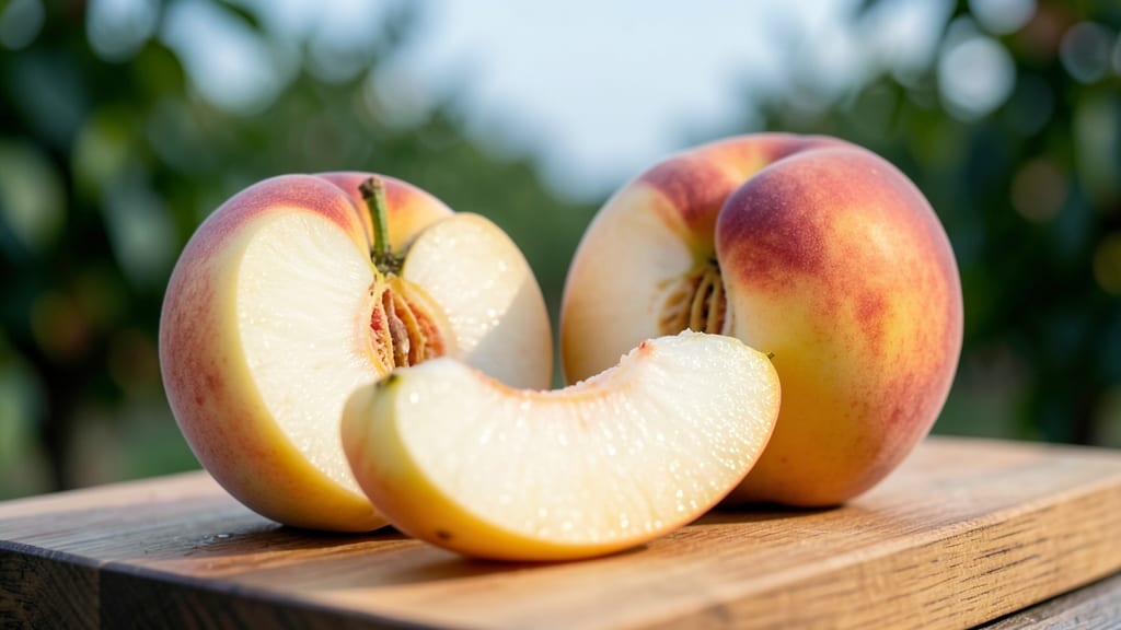 Peaches with White Flesh Varieties