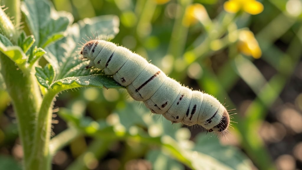 Tomato Fruitworm Larvae: Organic Spray Solutions for Healthy Plants