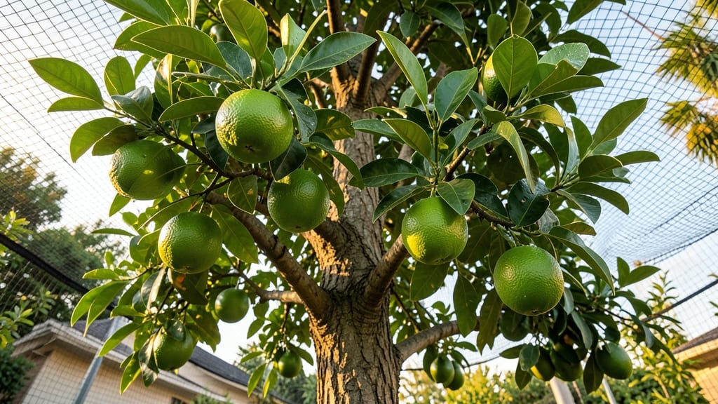 Green Grapefruit Tree (Citrus × paradisi)