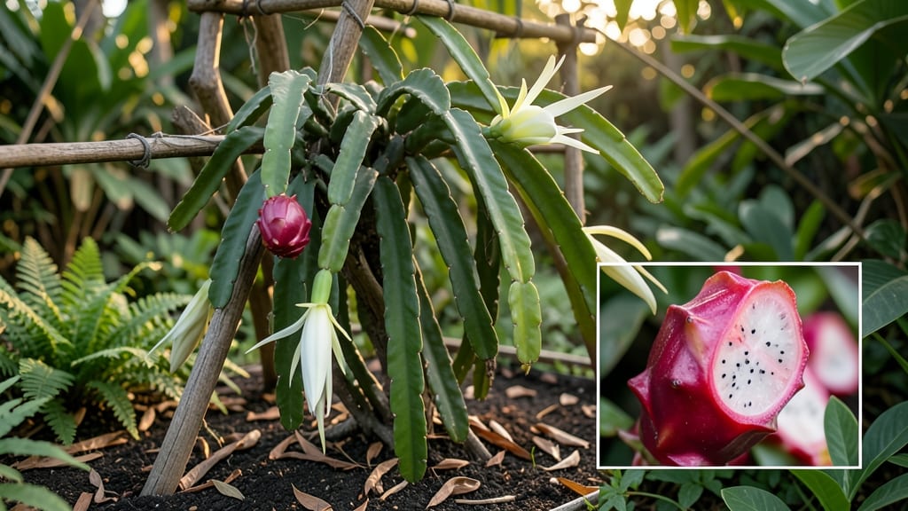 Dragon Fruit Pitaya Cactus: From Seed to Edible Blooms in 3 Months