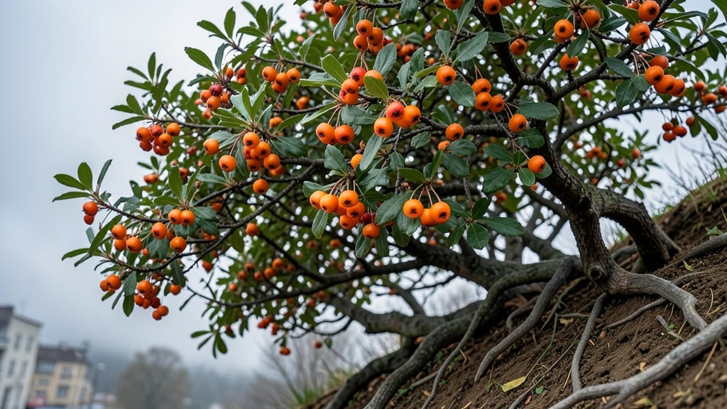 Cockspur Hawthorn Berries for Urban Landscapes