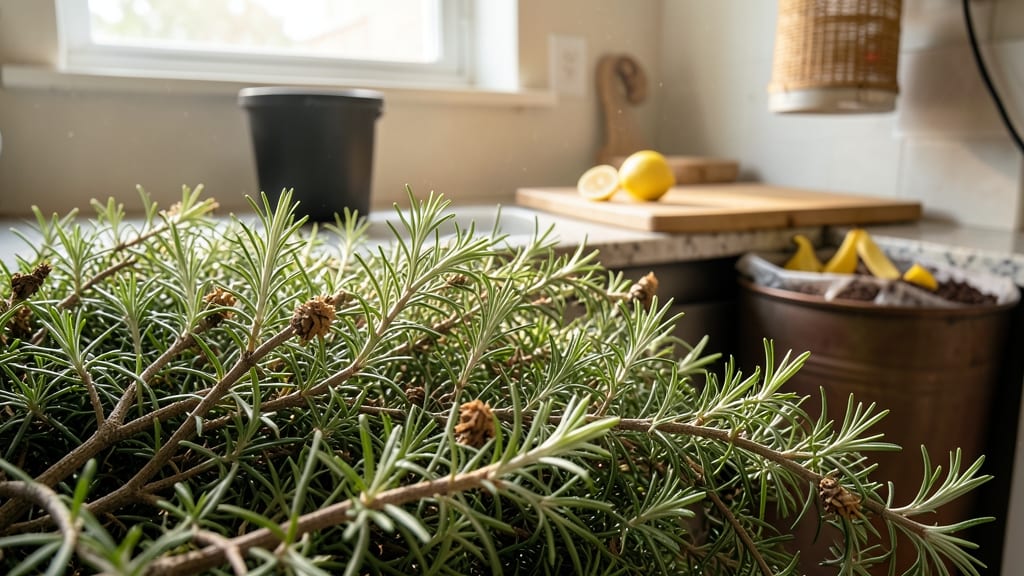 Rosemary Shrubs for Kitchen Fly Control