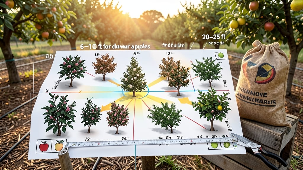 Fruit Tree Spacing Chart: Variety-Specific Distances for Optimal Growth
