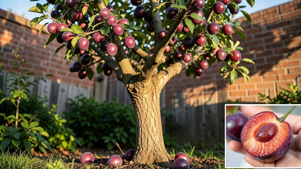 Plum Trees: Santa Rosa Variety