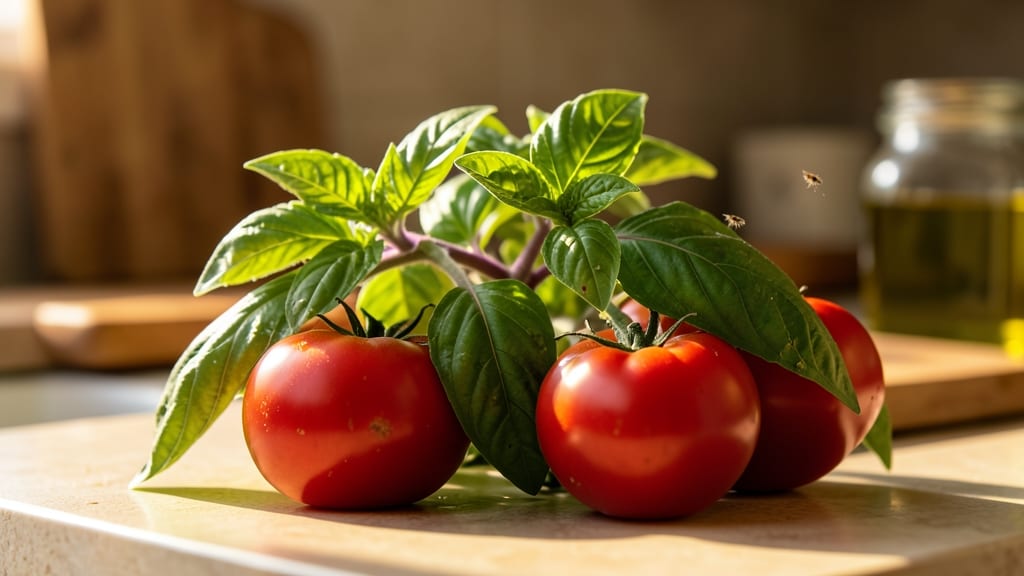 Herbs Like Basil Repel Fruit Flies