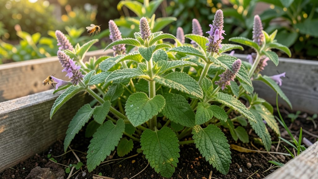 Catnip Plants in Garden Beds