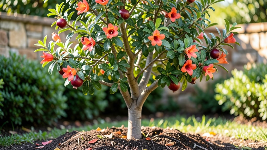 Russian Pomegranate Fruit Tree: Year-Round Harvest Through Precision Pruning