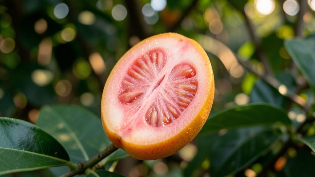 Strawberry Guava with Pink Flesh