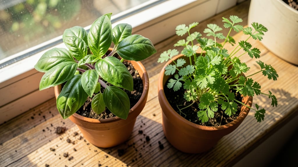 Herbs Like Basil and Parsley