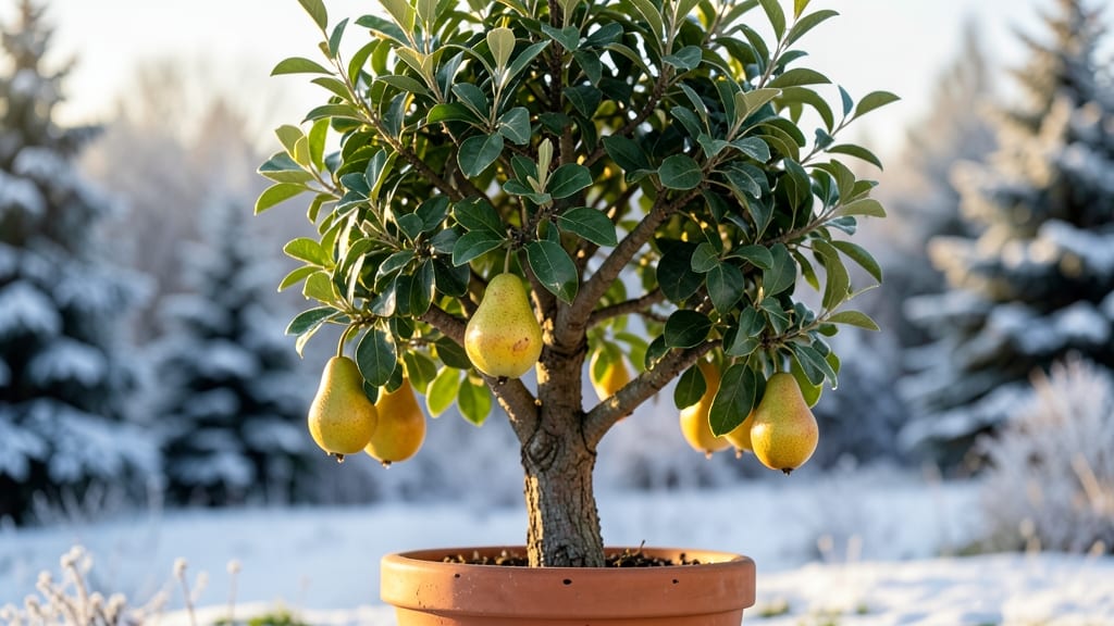 Patio Pearl Pear Tree