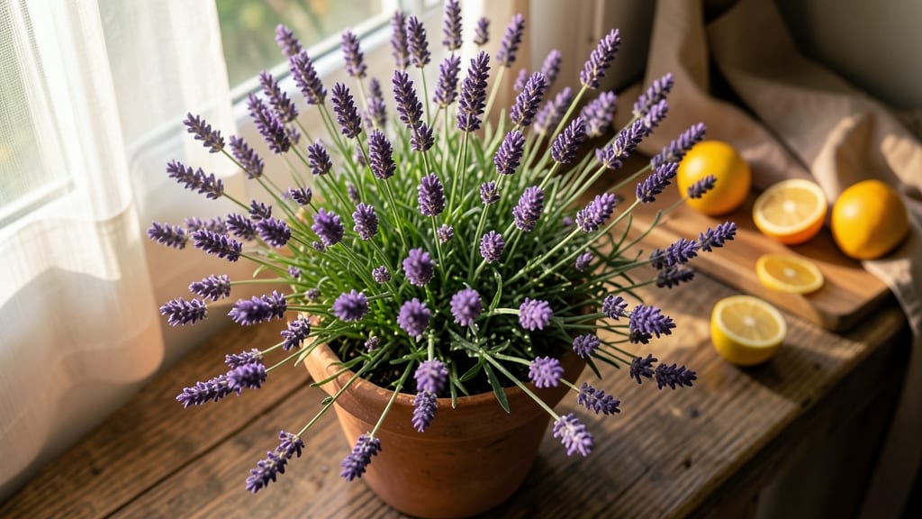 Lavender Bushes for Fragrant Fly Repulsion