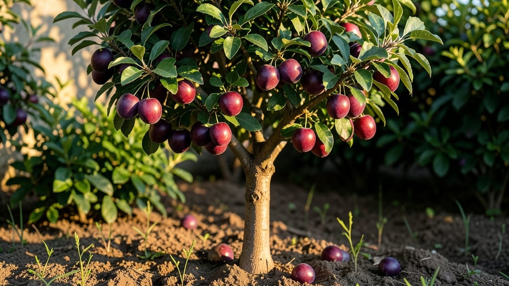 Dwarf Plum Trees for Small Orchards