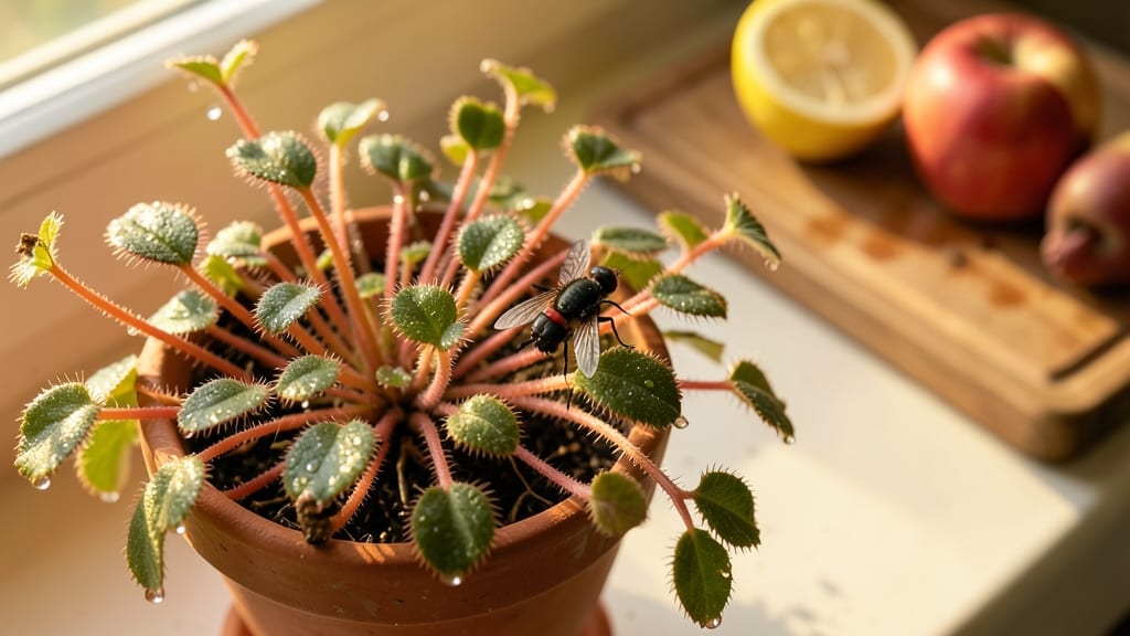 Carnivorous Sundews Trap Fruit Flies