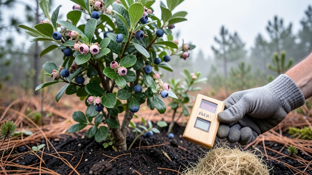 Blueberries in Acidic Soil