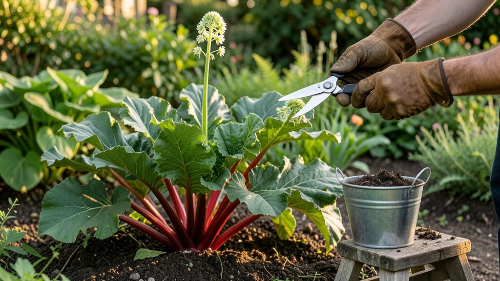 Gardeners Should Remove Rhubarb Flower Stalks to Boost Fruit Growth: How It Directly Boosts Harvest Size