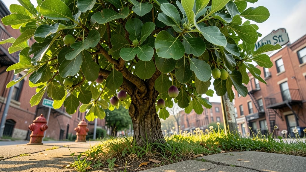 Green Fig Tree (Ficus carica)