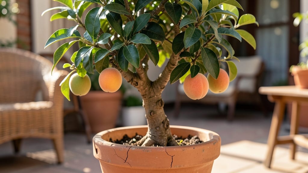 Dwarf Peach Tree 'Bonanza' for Containers