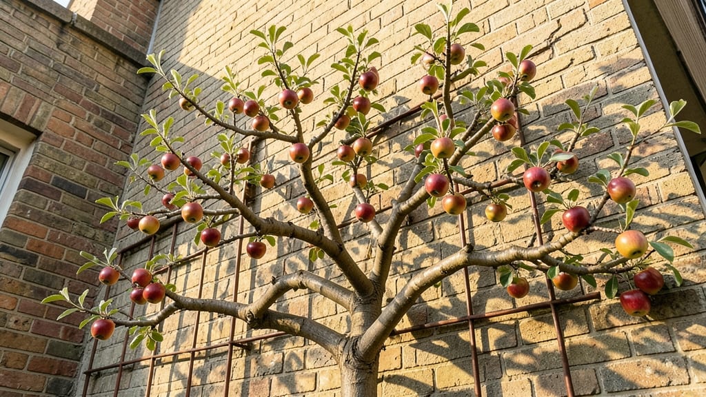 Dwarf Apple Trees in Espalier Form