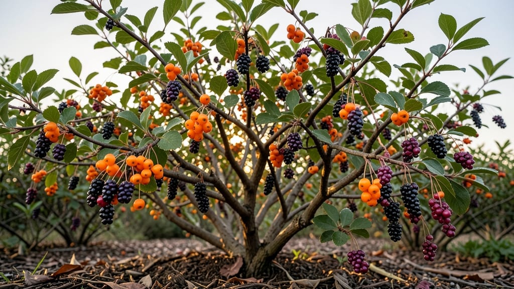 Orange Berry Elderberry for Medicinal Gardens
