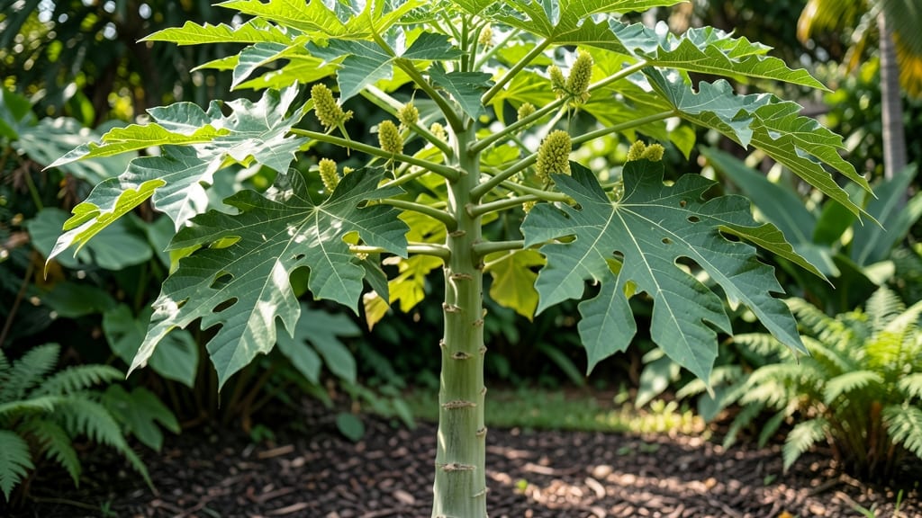 Male Papaya Tree Fruit Growing Guide: Year-Round Harvest With Proper Pruning