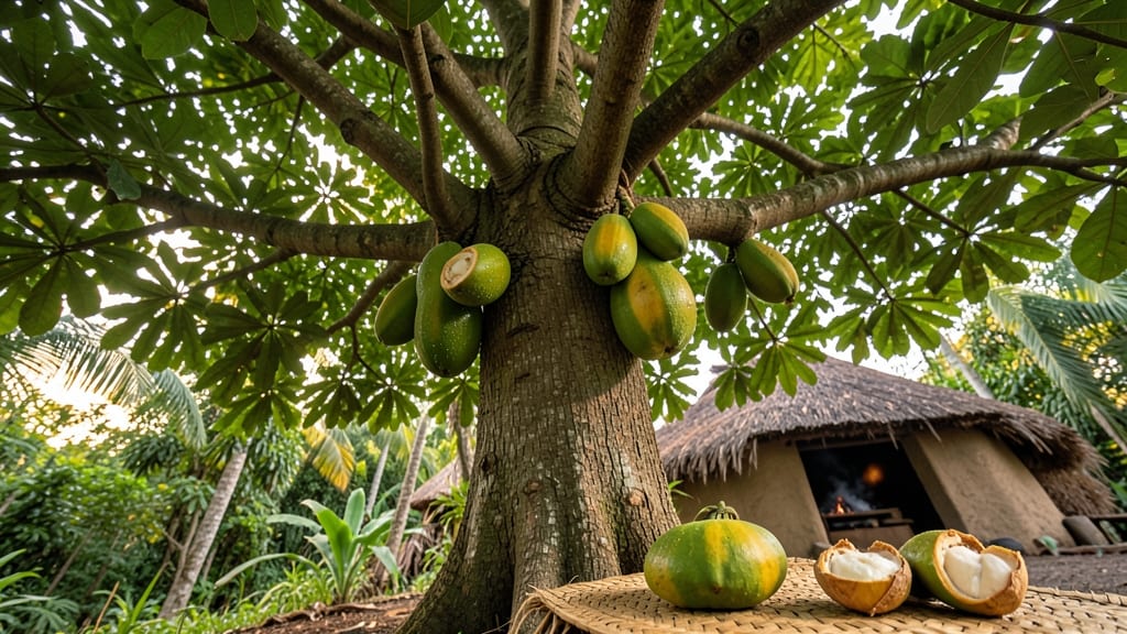 Breadfruit Trees for Starchy Tropical Harvests
