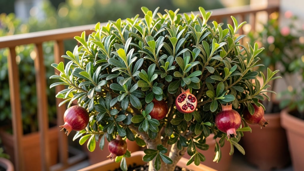 Dwarf Pomegranate Bush