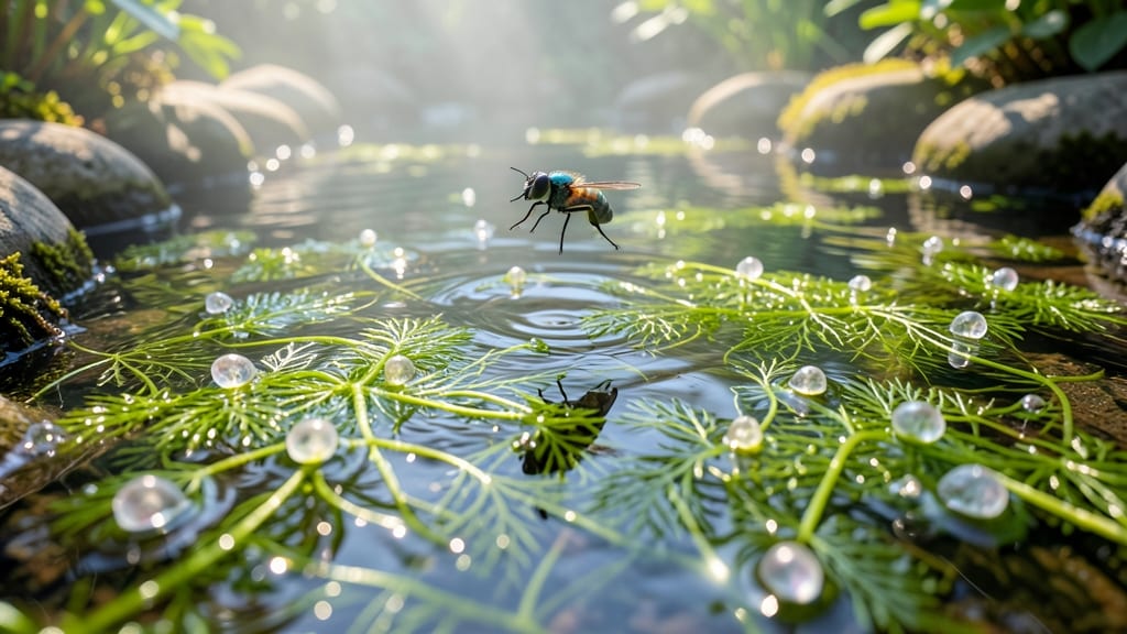 Carnivorous Bladderwort for Aquatic Fly Control