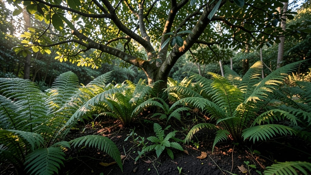 Ferns for Moisture Retention