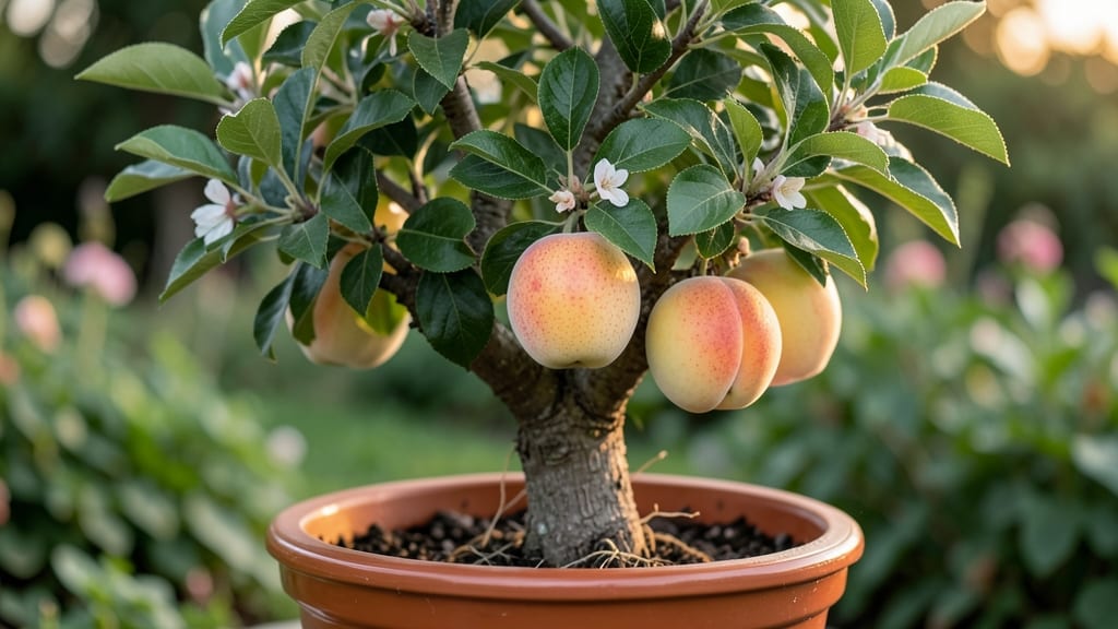 Dwarf Peach Tree for Containers
