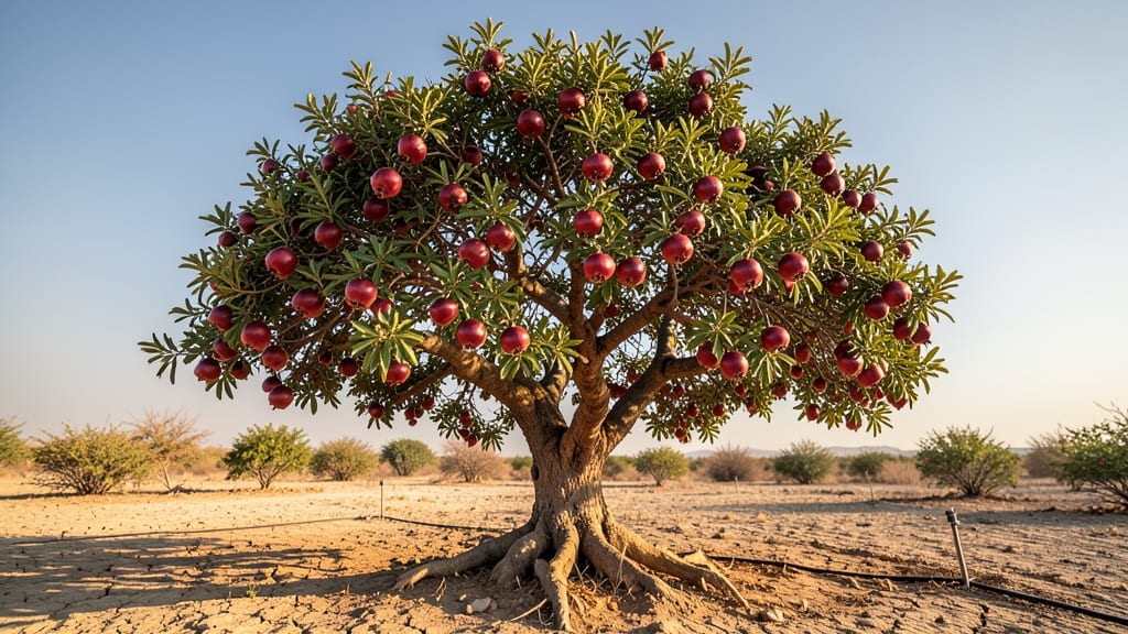 Pomegranate Trees for Low-Water Gardens