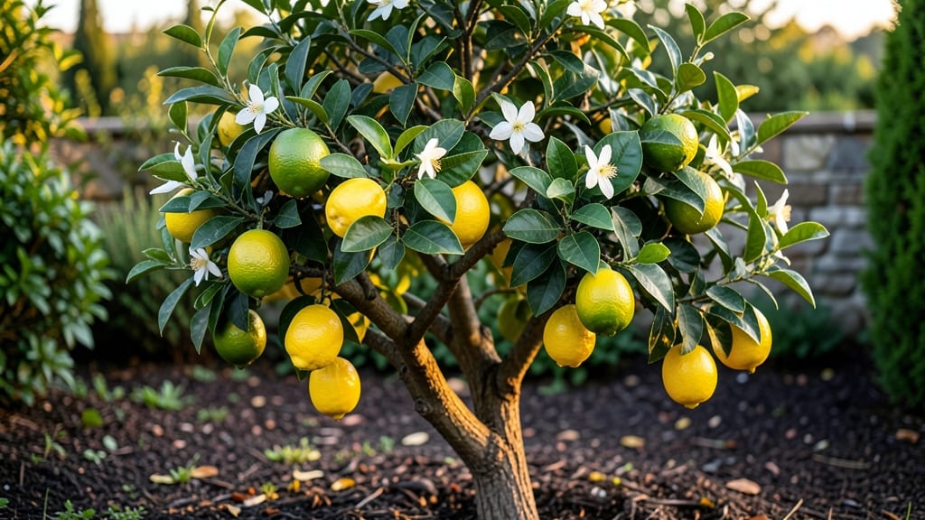 Lemon Tree With Fruits: Year-Long Fruit Loads Through Strategic Trimming