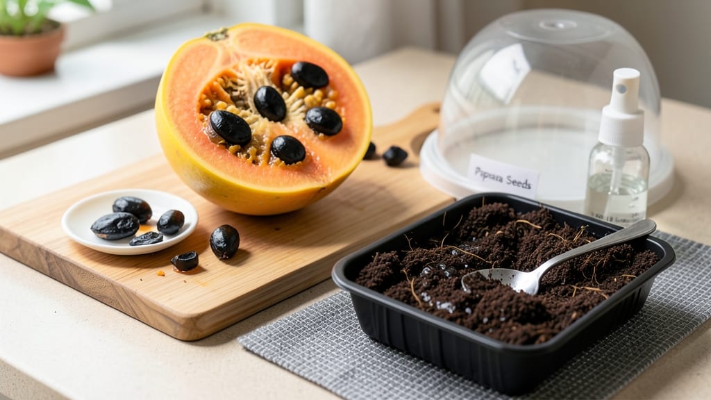 Planting Papaya Seeds From Fruit: Tropical Tree Growth in 6 Months