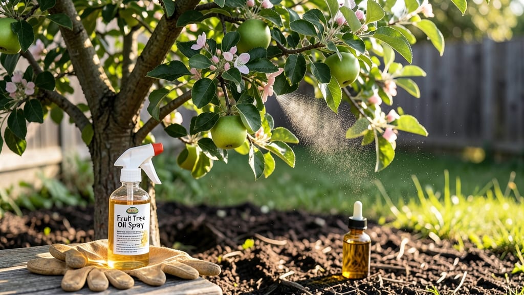 Fruit Tree Oil Spray: Neem-Based Fungal Blight Barrier