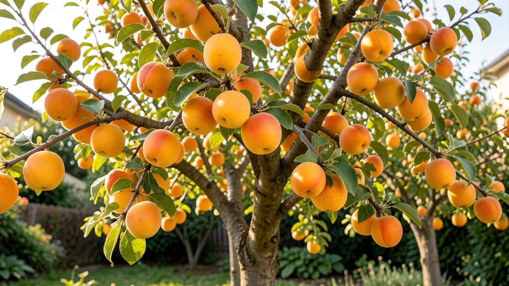 Apricots with Orange-Hued Flesh