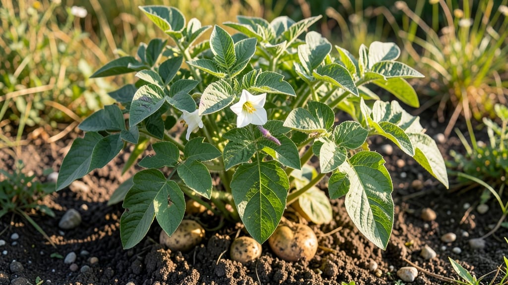 Fruit Potato Plant Recipe: Edible Tubers and Leafy Greens in One Container