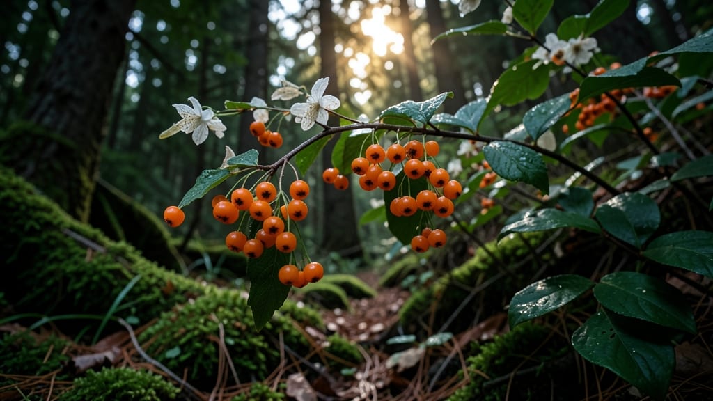 Orange Jewelberry for Woodland Gardens
