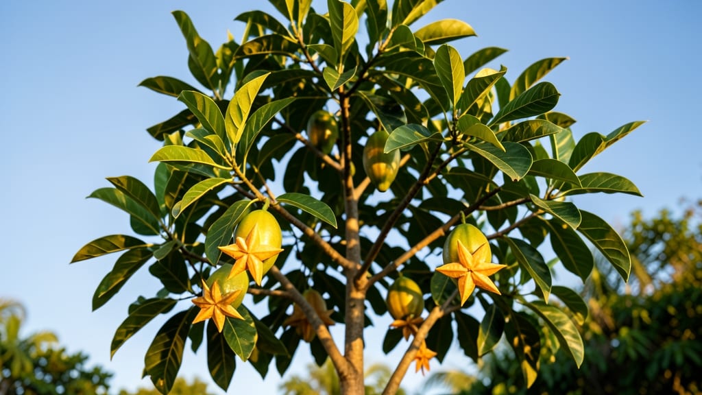 Starfruit Tree for Tart Citrus Flavor