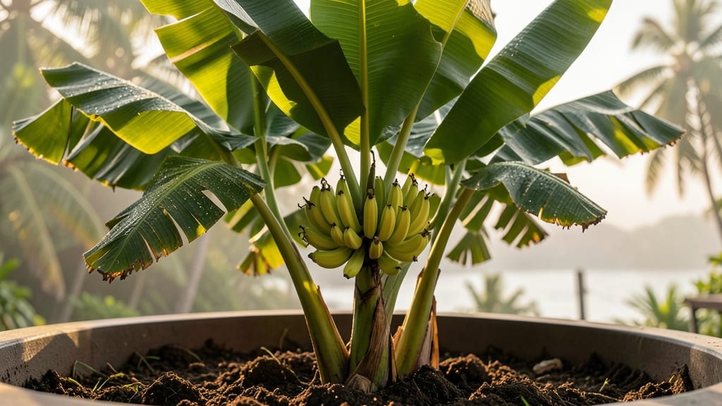 Banana Trees for Quick Edible Harvests