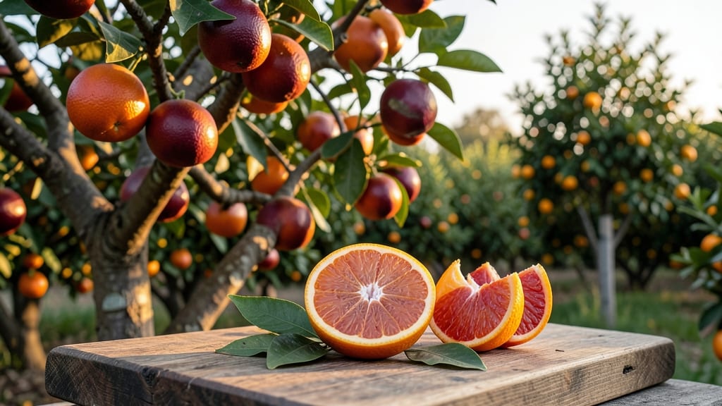 Blood Oranges for Deep Ruby Beauty