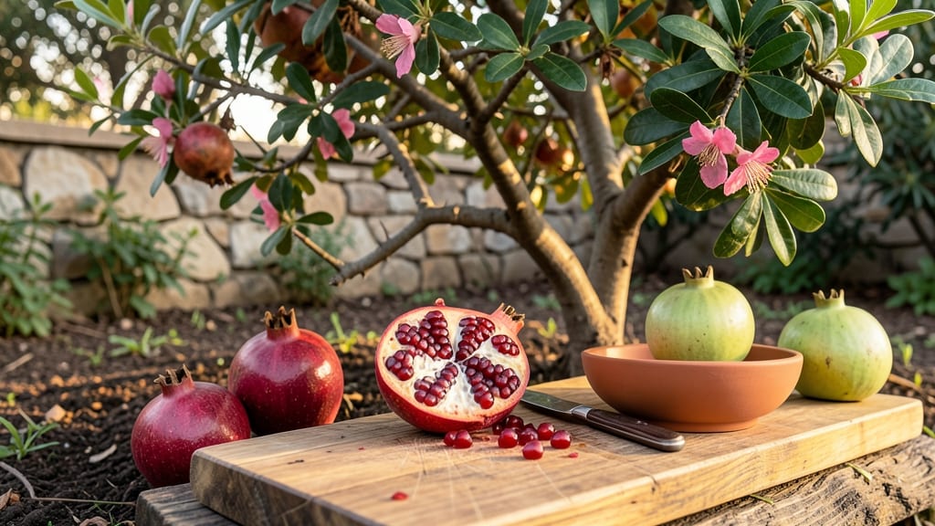 Pomegranate Fruit Splitting: The No-Mess Technique for Juicy Arils