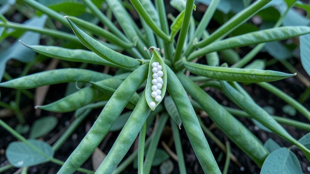 Asparagus Bean with Pure White Centers